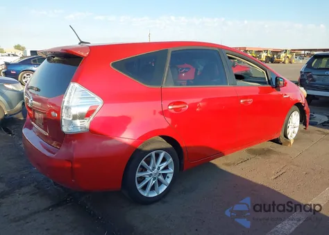 2012 Toyota Prius V Five z USA, uszkodzony, nr VIN JTDZN3EU9C3154344